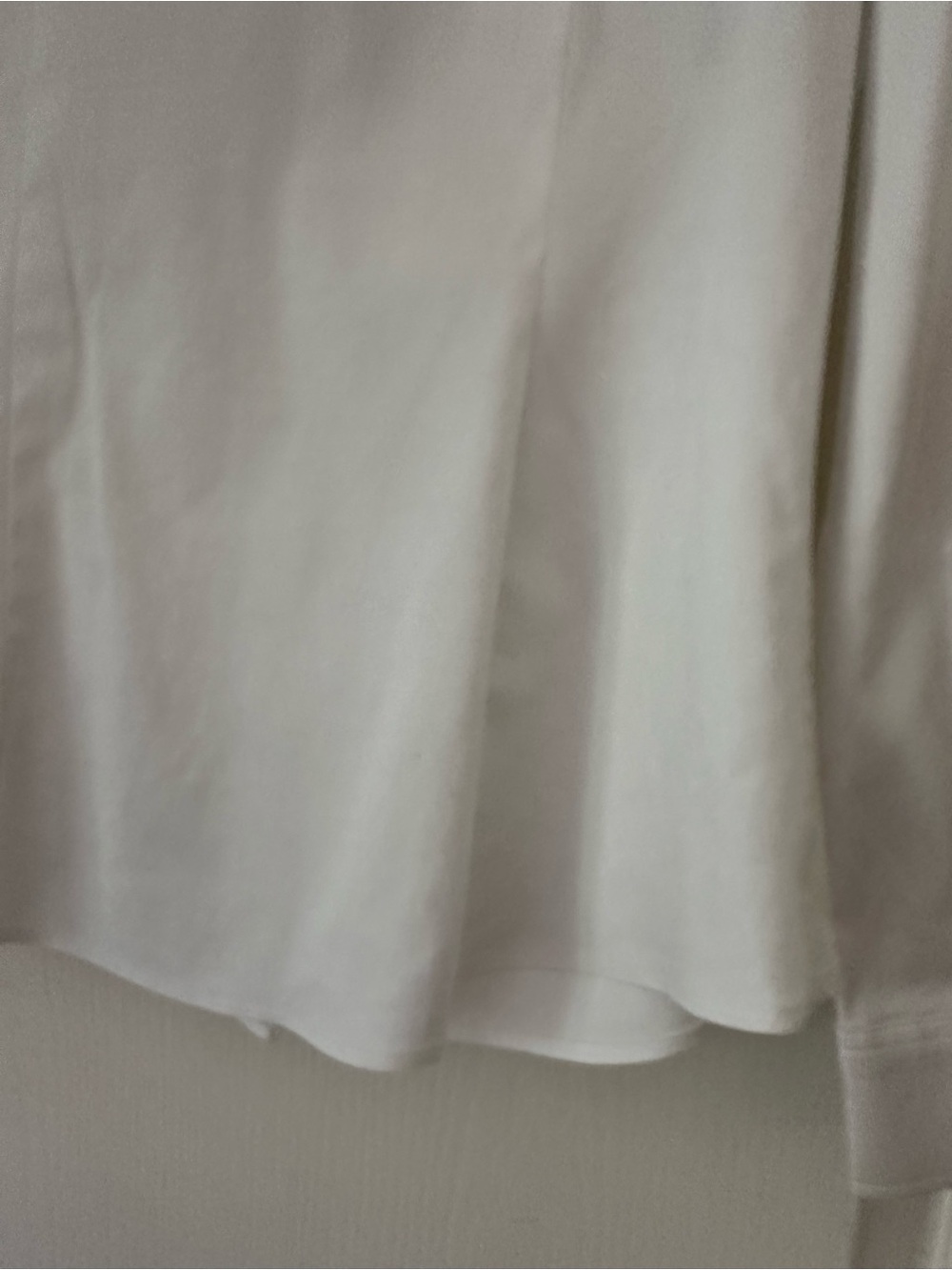 Banana Republic Women White Dress Long sleeve bottom down Shirt - Picture 6 of 9